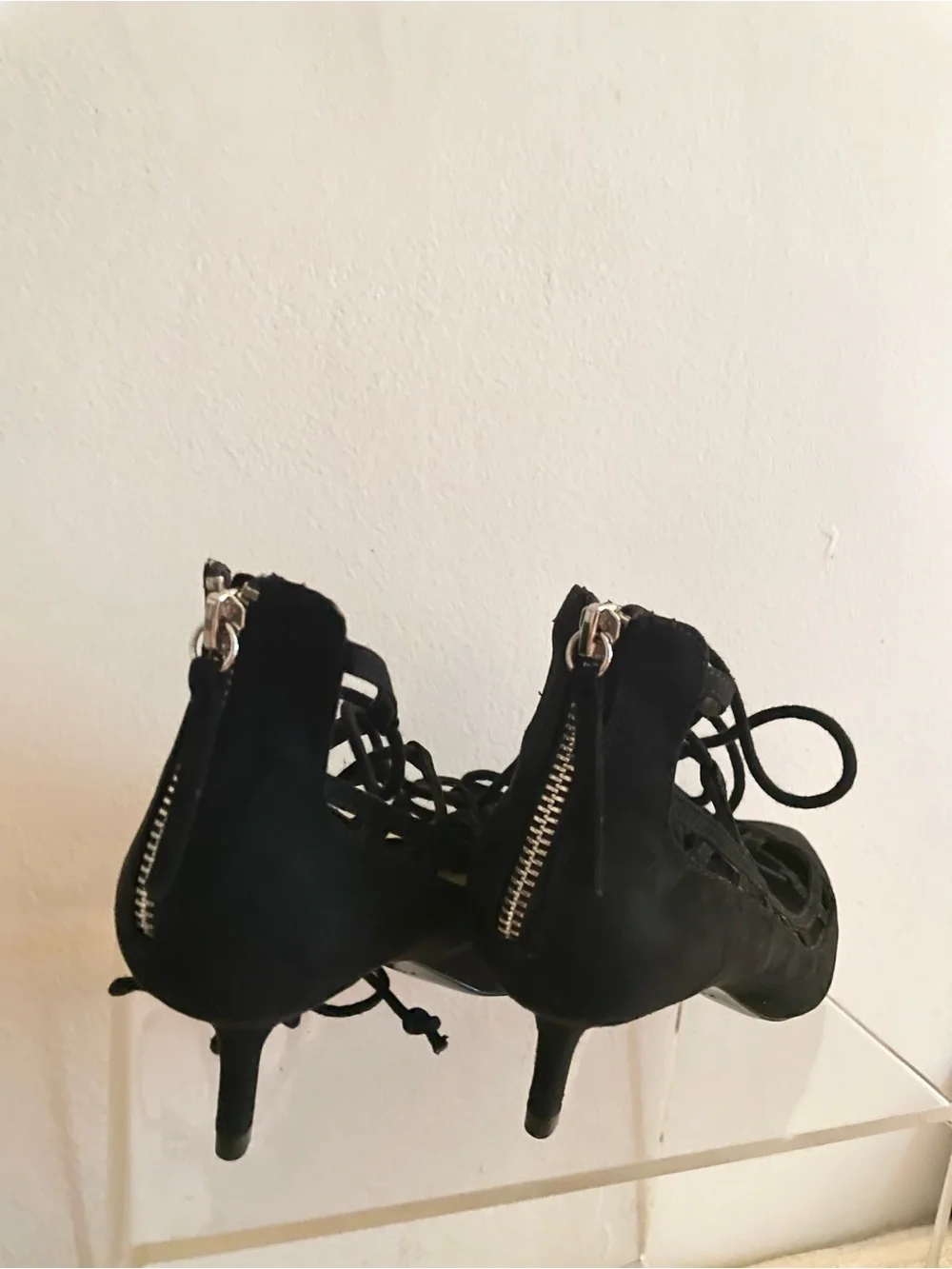 Zara Basic Collection black suede shoes